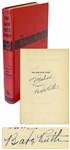 Babe Ruth Signed First Edition of His Biography The Babe Ruth Story -- With PSA COA